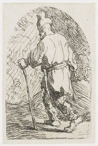 La huida a Egipto de Rembrandt van Rijn
